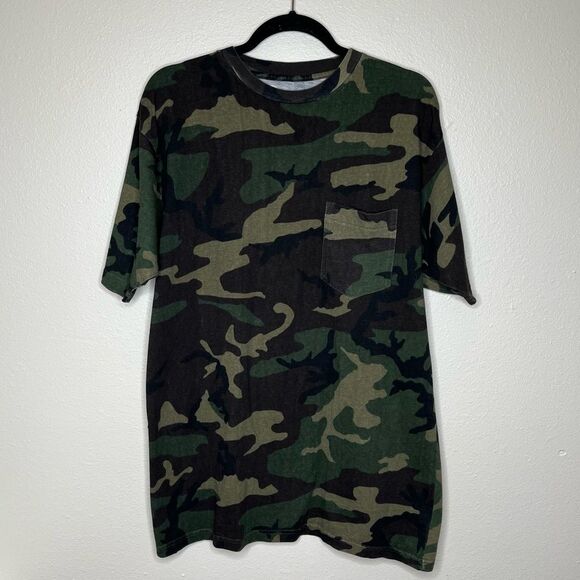 RedHead Camouflage Short Sleeve Crew Neck T Shirts Lot 2 Undershirt Men Medium - Picture 6 of 12
